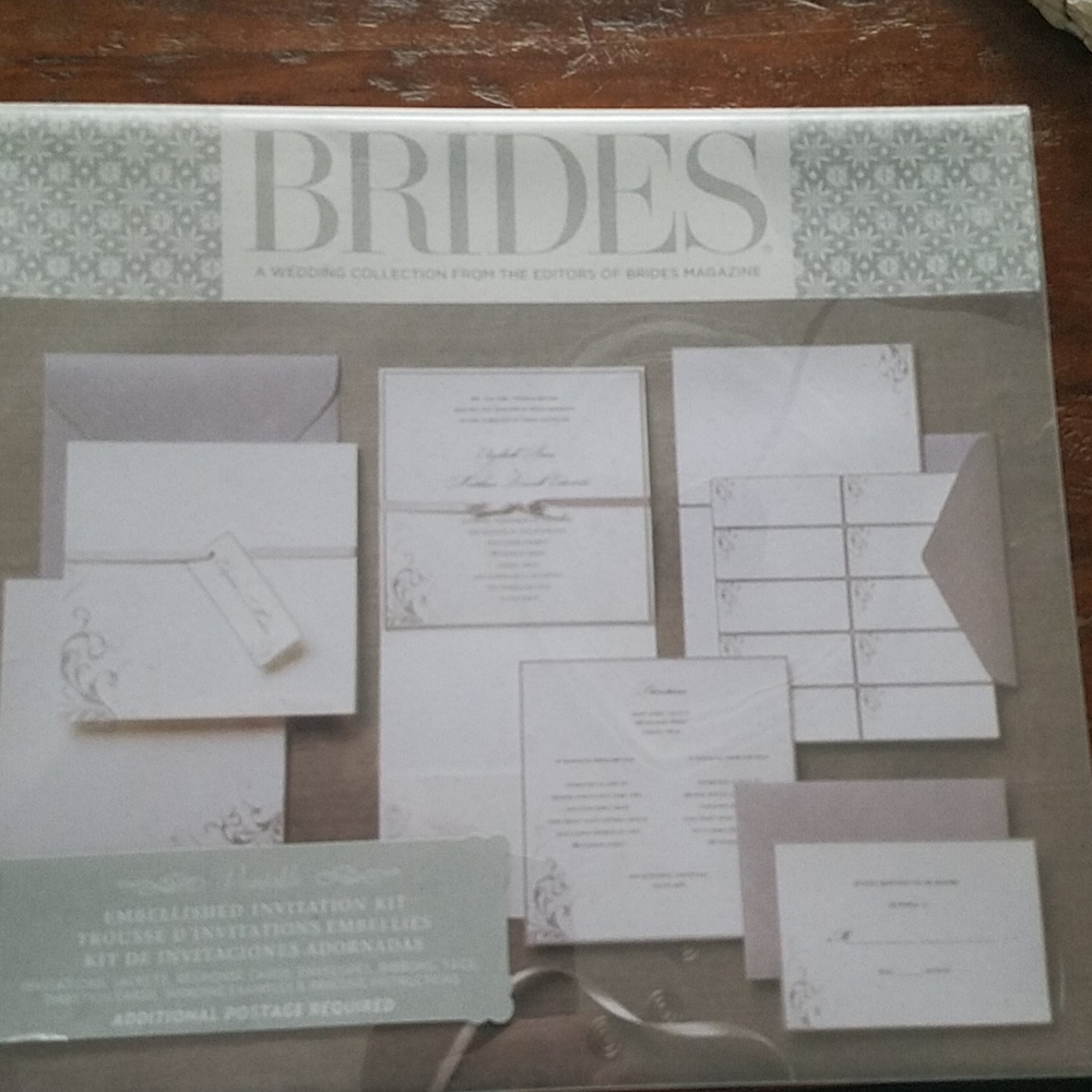 Brides Ebellished Invitation Kits